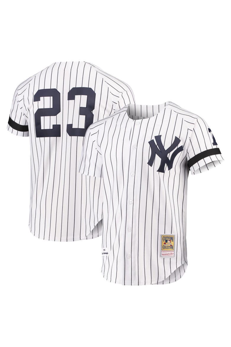 Don Mattingly New York Yankees Mitchell & Ness Cooperstown Collection Authentic Jersey - White, Main, color, White