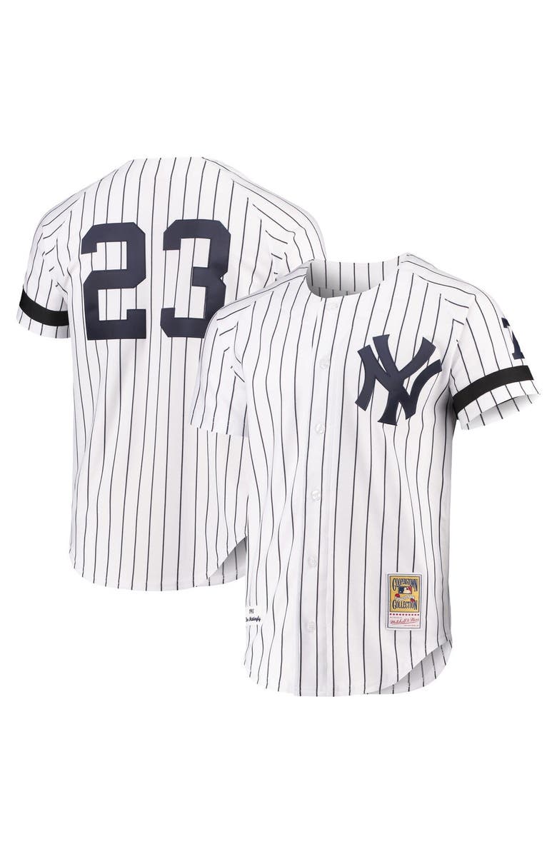 Mitchell & Ness Don Mattingly New York Yankees Mitchell & Ness Cooperstown Collection Authentic Jersey - White, Main, color,