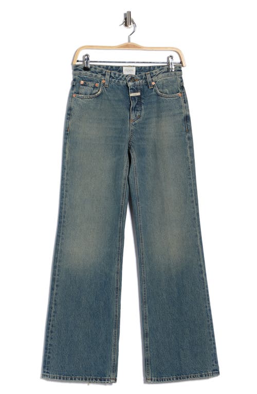 Closed Hi-sun Crop Flare Leg Jeans In Multi