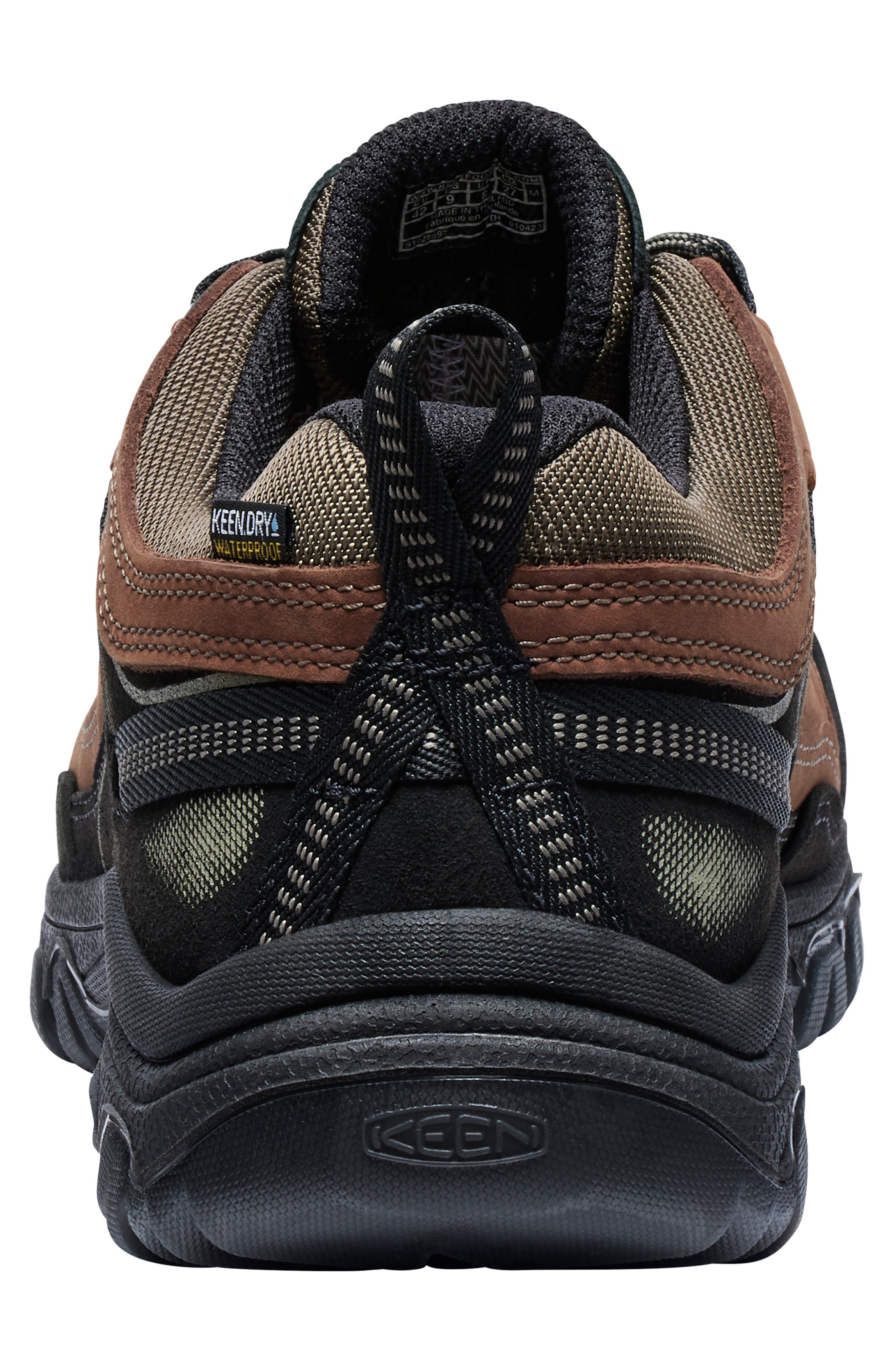 KEEN Targhee IV Waterproof Hiking Shoe, Alternate, color, Bison/ Black