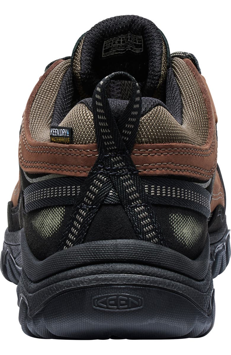 KEEN Targhee IV Waterproof Hiking Shoe, Alternate, color, Bison/ Black