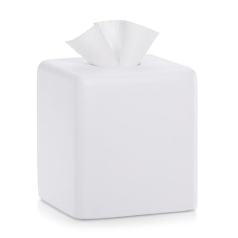 Domus White Matte Tissue Cover