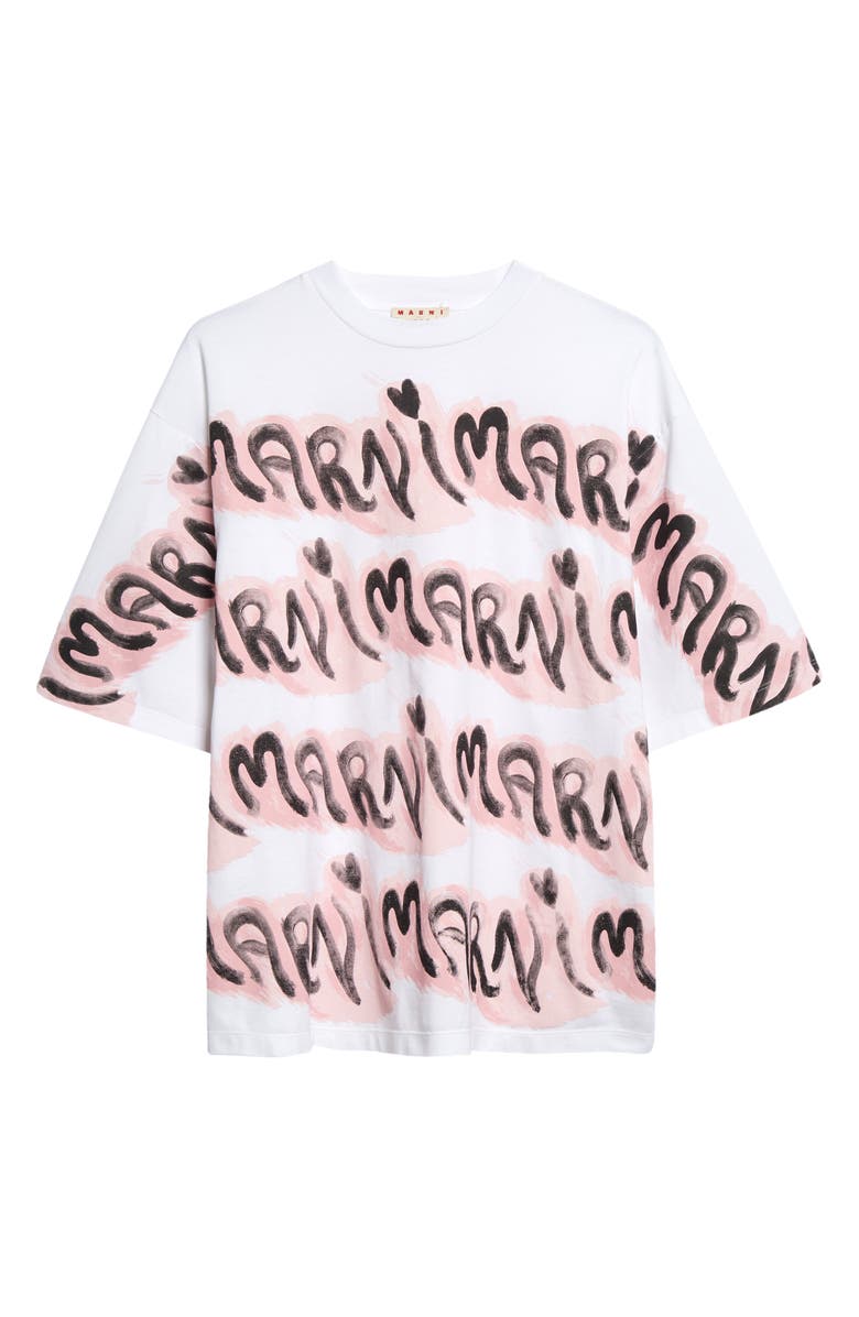 Marni Logo Graphic T-Shirt, Alternate, color, 