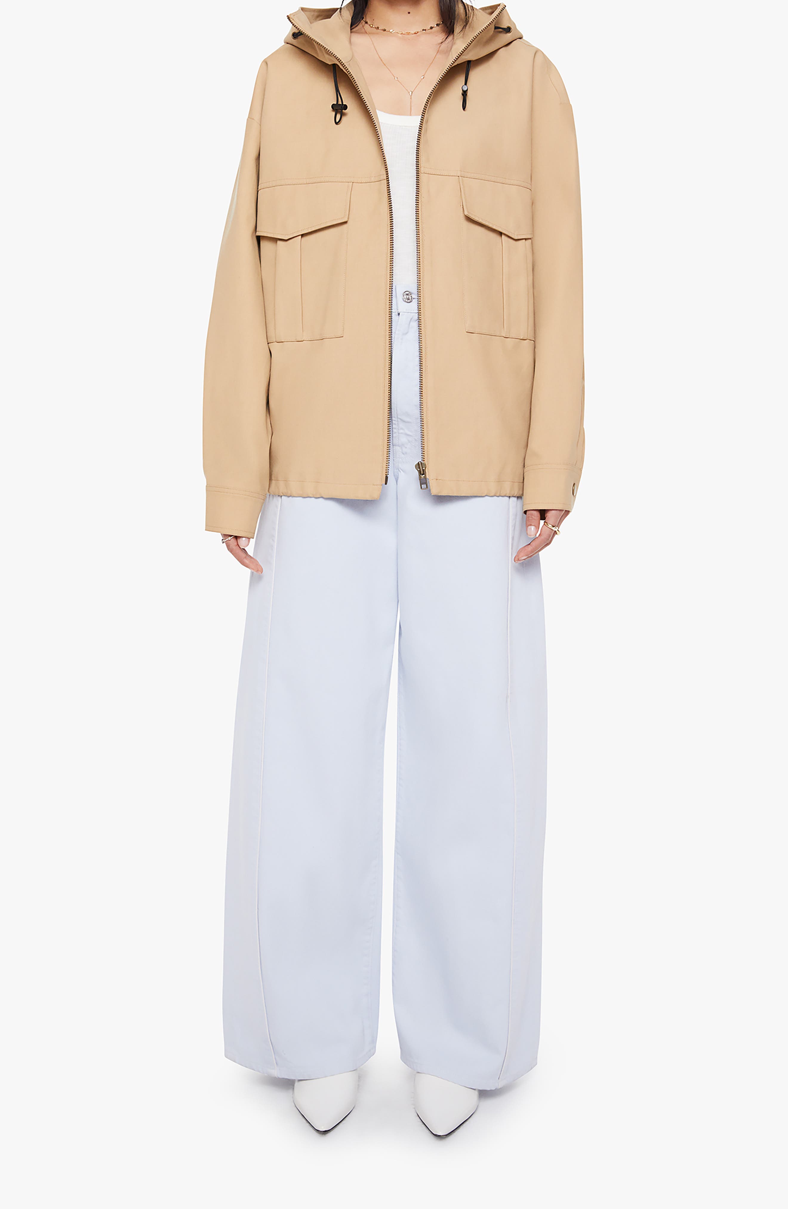 The Light Drizzle Hooded Cotton Jacket (Women) | Nordstrom