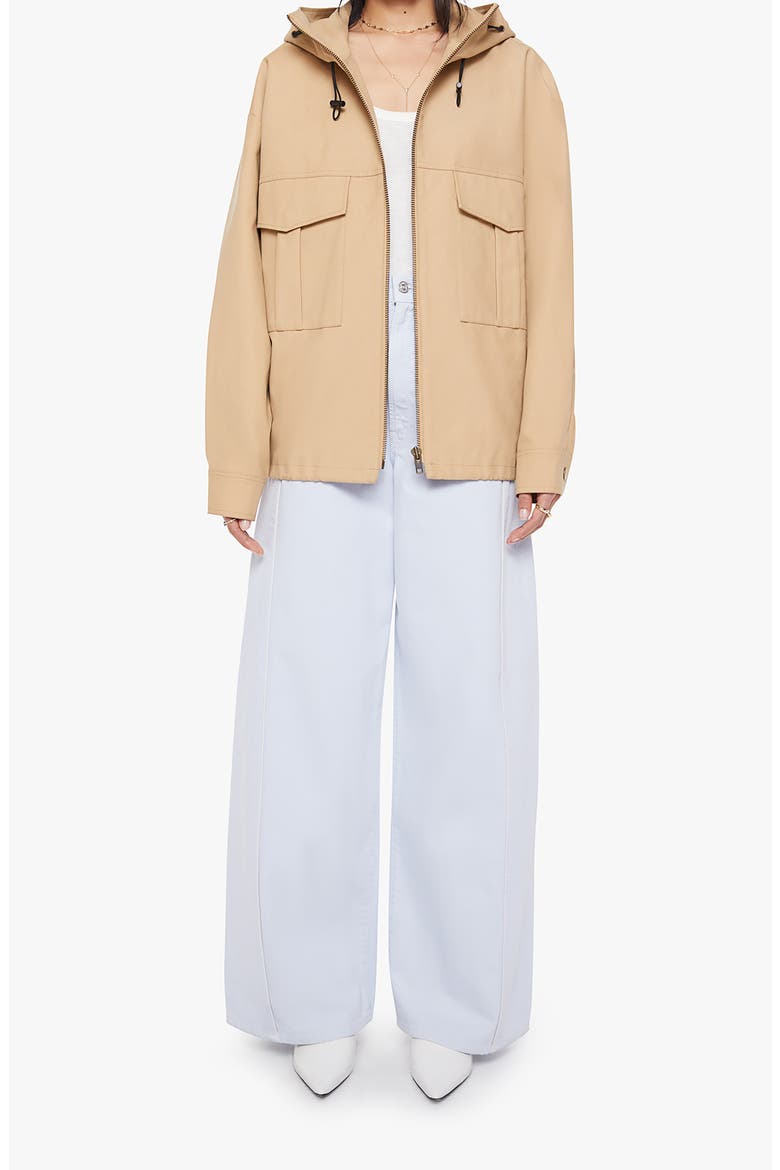 The Light Drizzle Hooded Cotton Jacket, Alternate, color, TAKE A RAINCHECK