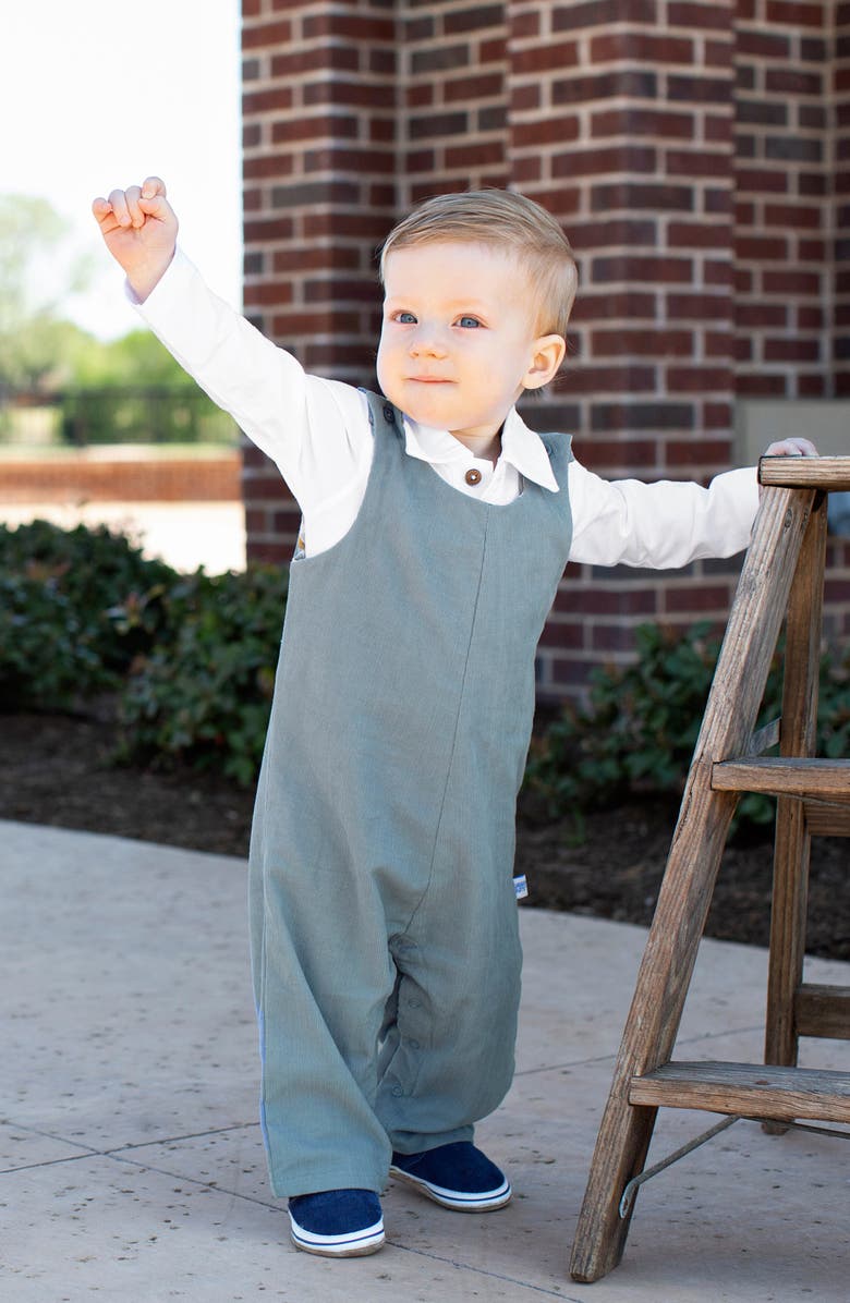 RuggedButts Bodysuit & Overalls Set, Alternate, color,