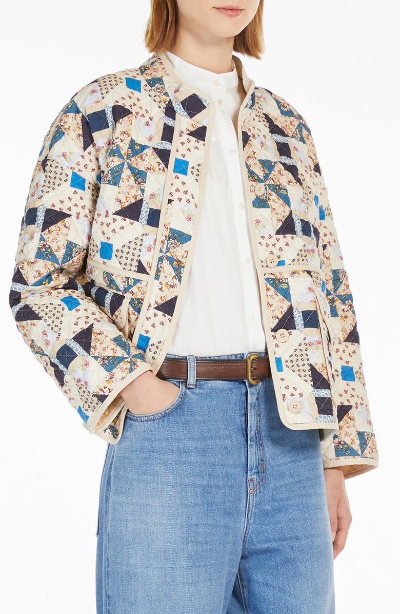 Weekend Max Mara Arizia Quilted Jacket, Alternate, color, 