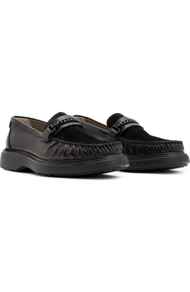 AllSaints Gibbs Chain Loafer, Main, color,