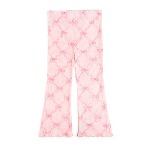 Bow Trellis Flare Legging (Baby, Toddler, Little Kid & Big Kid)
