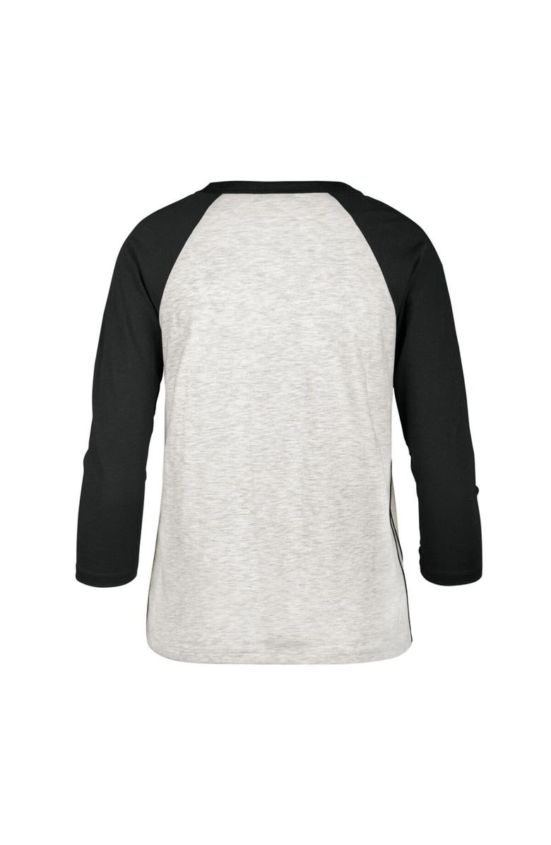 '47 Women's '47 Gray Washington Nationals City Connect Retro Daze Ava Raglan 3/4-Sleeve T-Shirt, Alternate, color, Gray