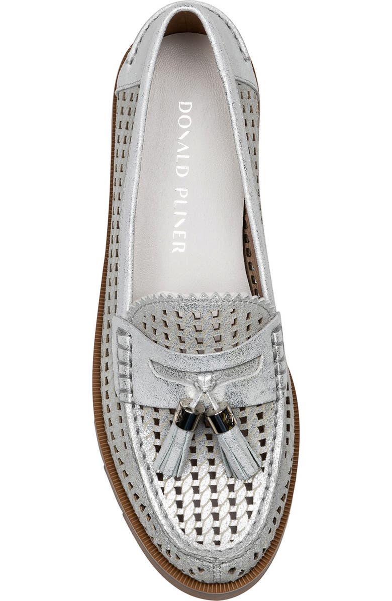 Donald Pliner Lenny Woven Tassel Loafer, Alternate, color,