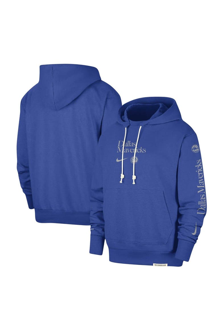 Men's Nike Blue Dallas Mavericks Authentic Performance Pullover Hoodie, Alternate, color, Blue