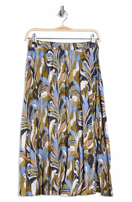 Adrianna Papell Printed Midi Skirt