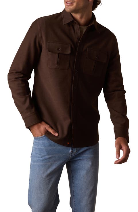 Tailored Terry Shirt Jacket