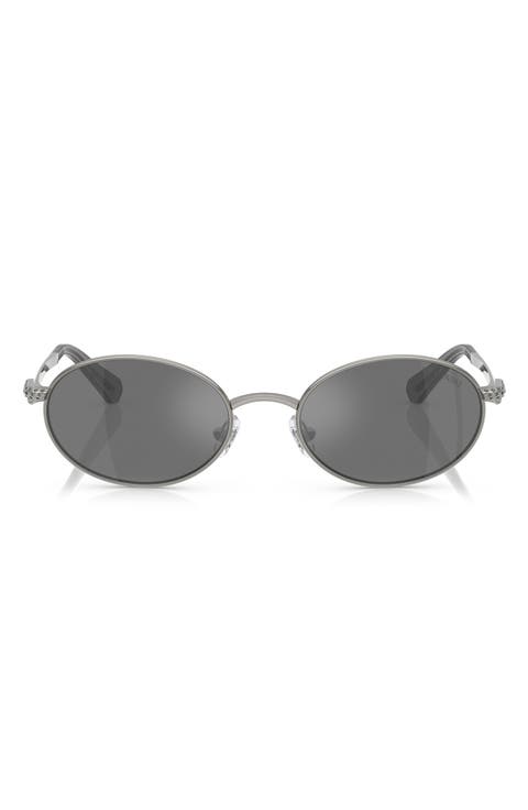 53mm Oval Sunglasses