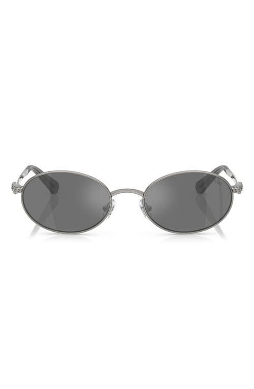 SWAROVSKI SWAROVSKI 53MM OVAL SUNGLASSES