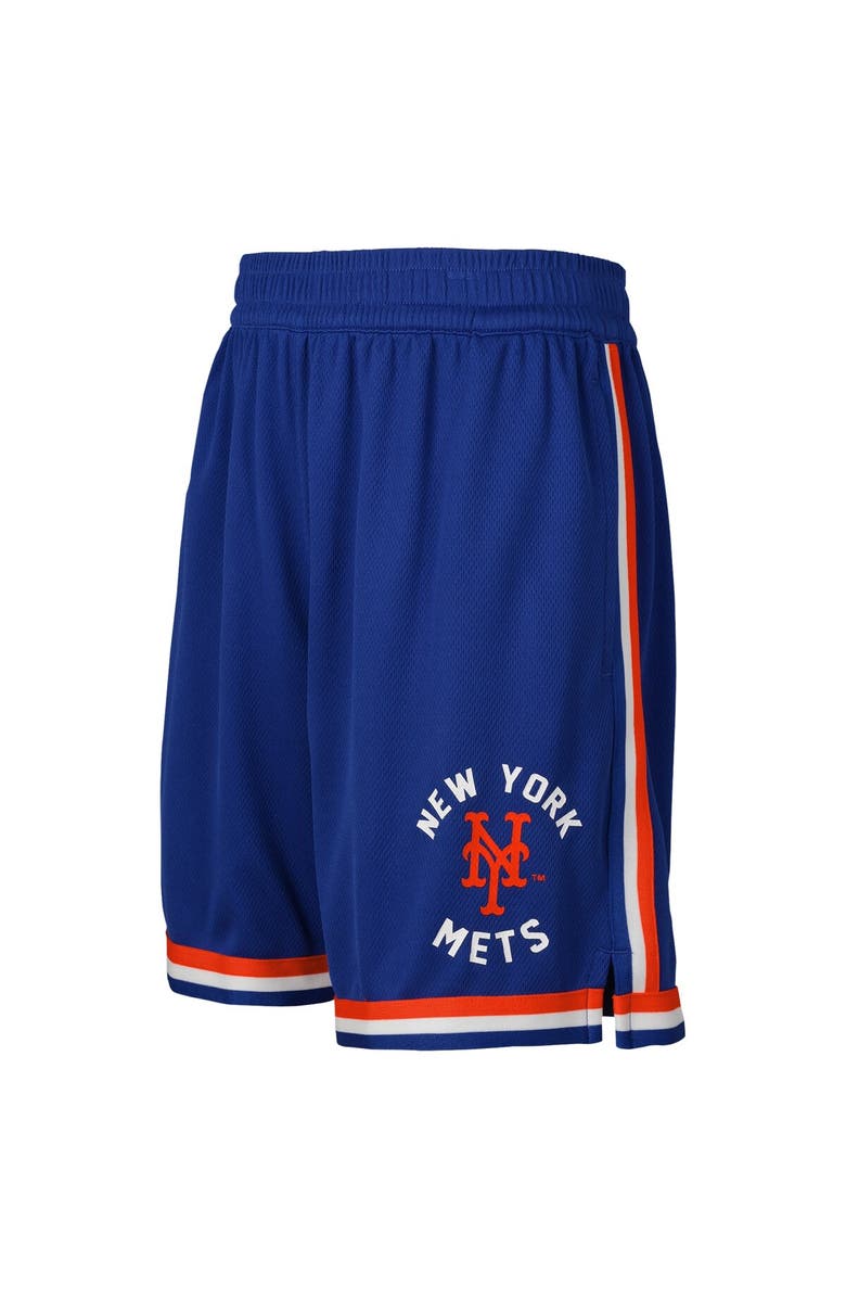 Outerstuff Youth Fanatics Branded Royal New York Mets Hit Home Mesh Shorts, Alternate, color,