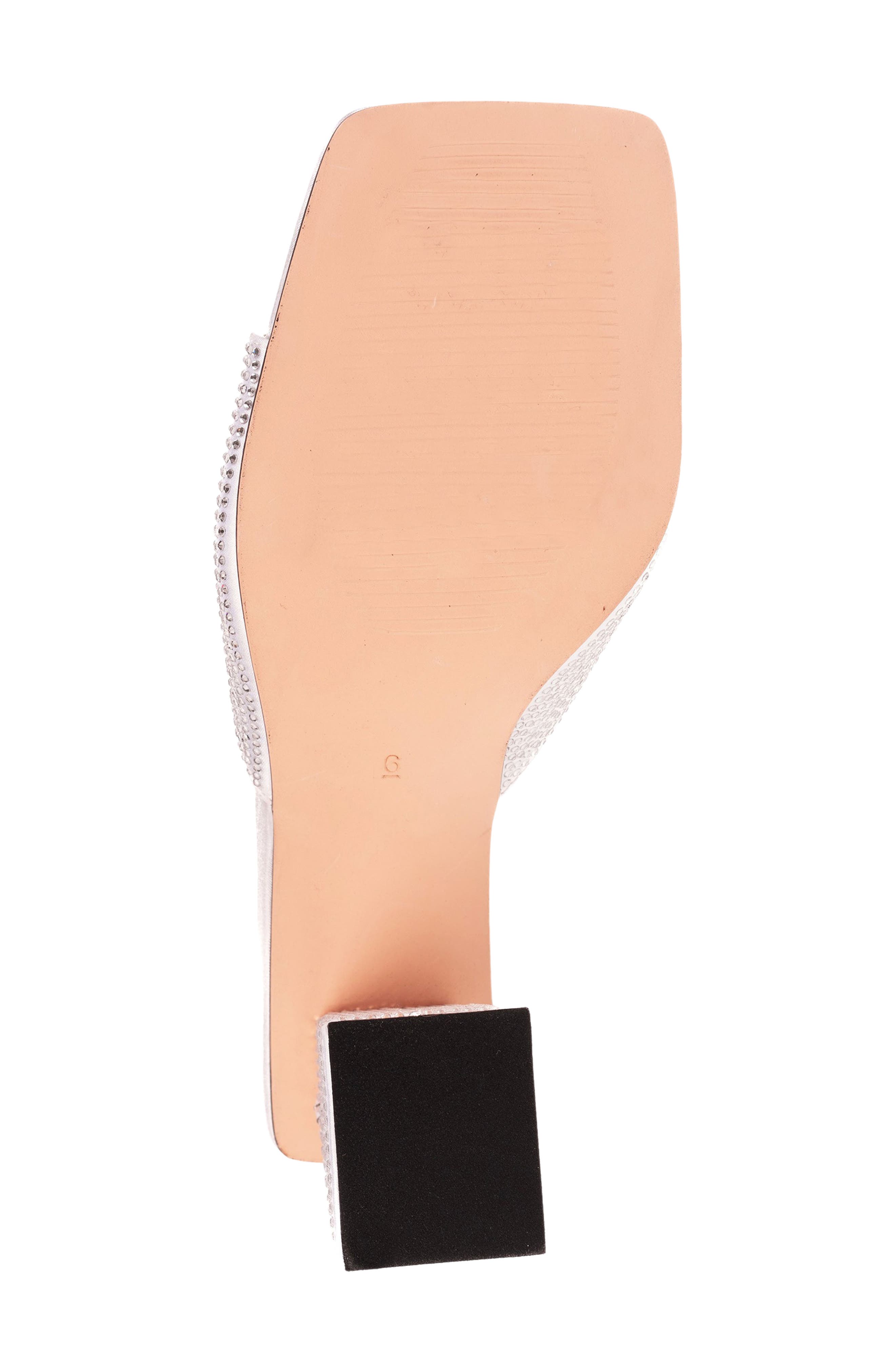 LADY COUTURE Reese Heeled Sandal, Alternate, color, Silver
