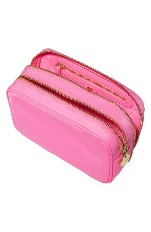 STONEY CLOVER LANE STONEY CLOVER LANE DOUBLE ZIP NYLON POUCH 