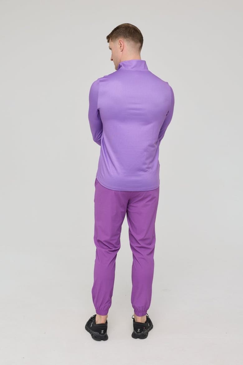 Elite Activewear 1/4 Zip Top - Purple, Alternate, color, Purple
