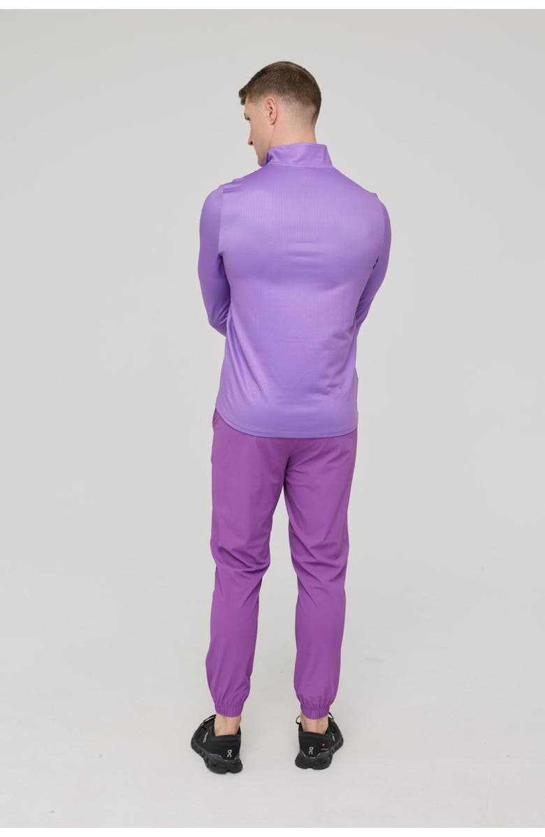 OOSC Elite Activewear 1/4 Zip Top - Purple, Alternate, color, Purple