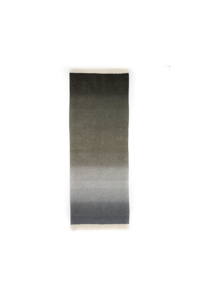 Whisper Ombre Merino Wool Throw, Main, color, Moss