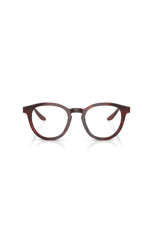 Giorgio Armani 50mm Phantos Optical Glasses In Burgundy