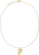 Petit Moments Bubble Initial Necklace