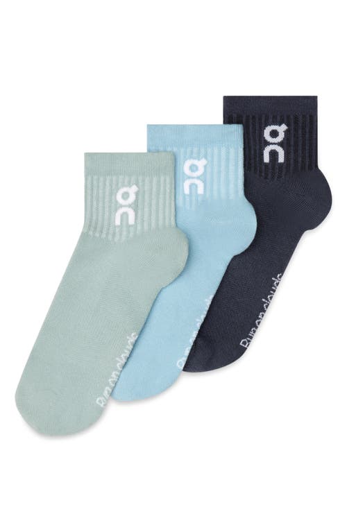 On Logo Mid 3-pack Socks
