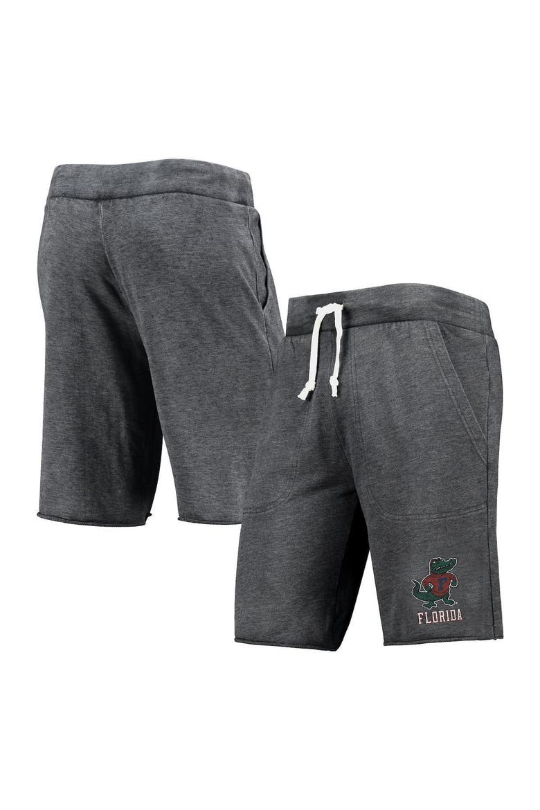 Men's Heathered Black Alternative Apparel Florida Gators Victory Lounge Shorts, Main, color, Black