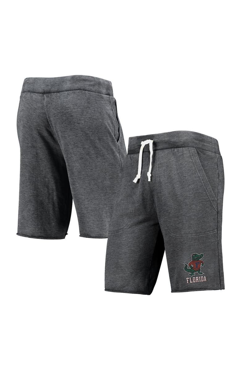 ALTERNATIVE APPAREL Men's Heathered Black Alternative Apparel Florida Gators Victory Lounge Shorts, Main, color,