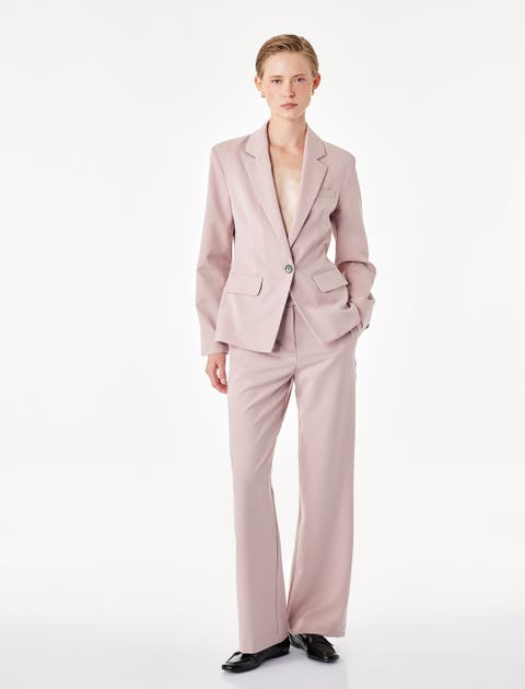 Tailored Straight Leg Trousers with Pockets
