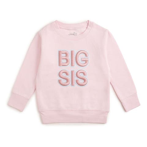 Big Sis Embroidered Patch Sweatshirt (Baby, Toddler & Little Kid)