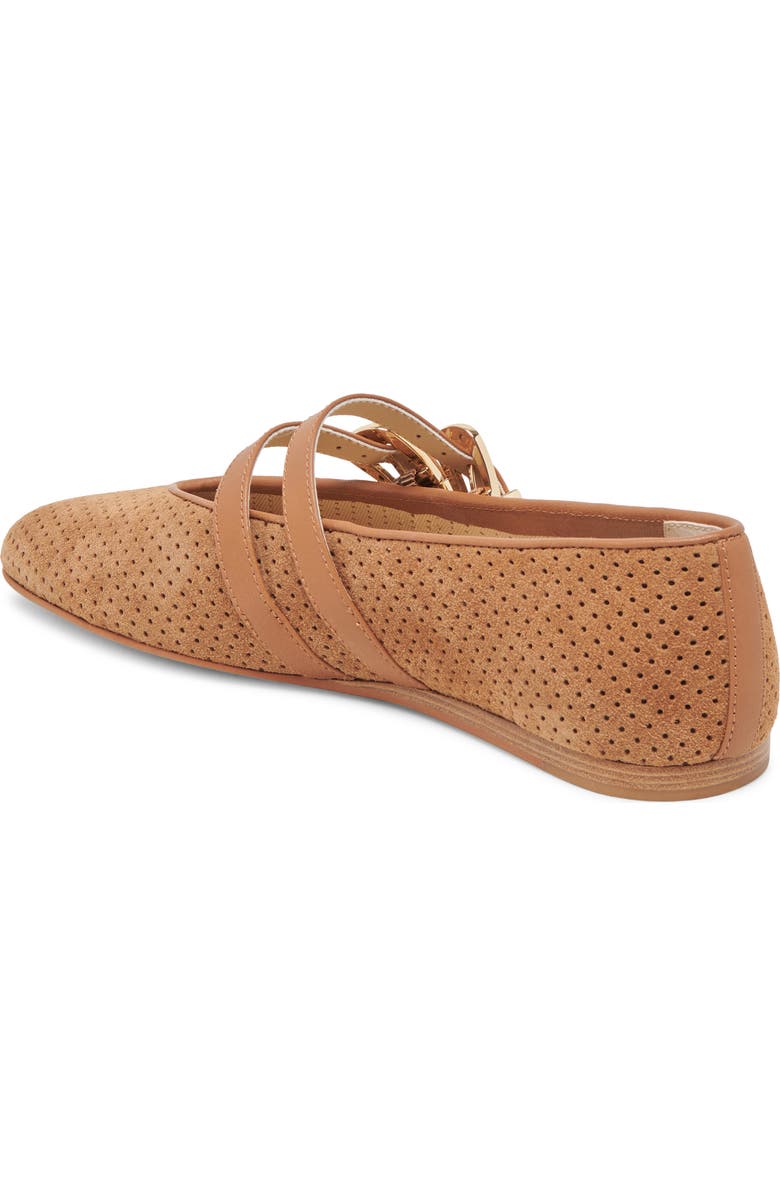 Dolce Vita Baylee Mary Jane Flat, Alternate, color, Pecan Perforated Suede