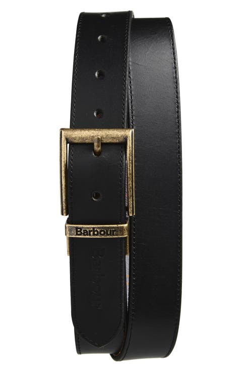 Tartan Leather Belt