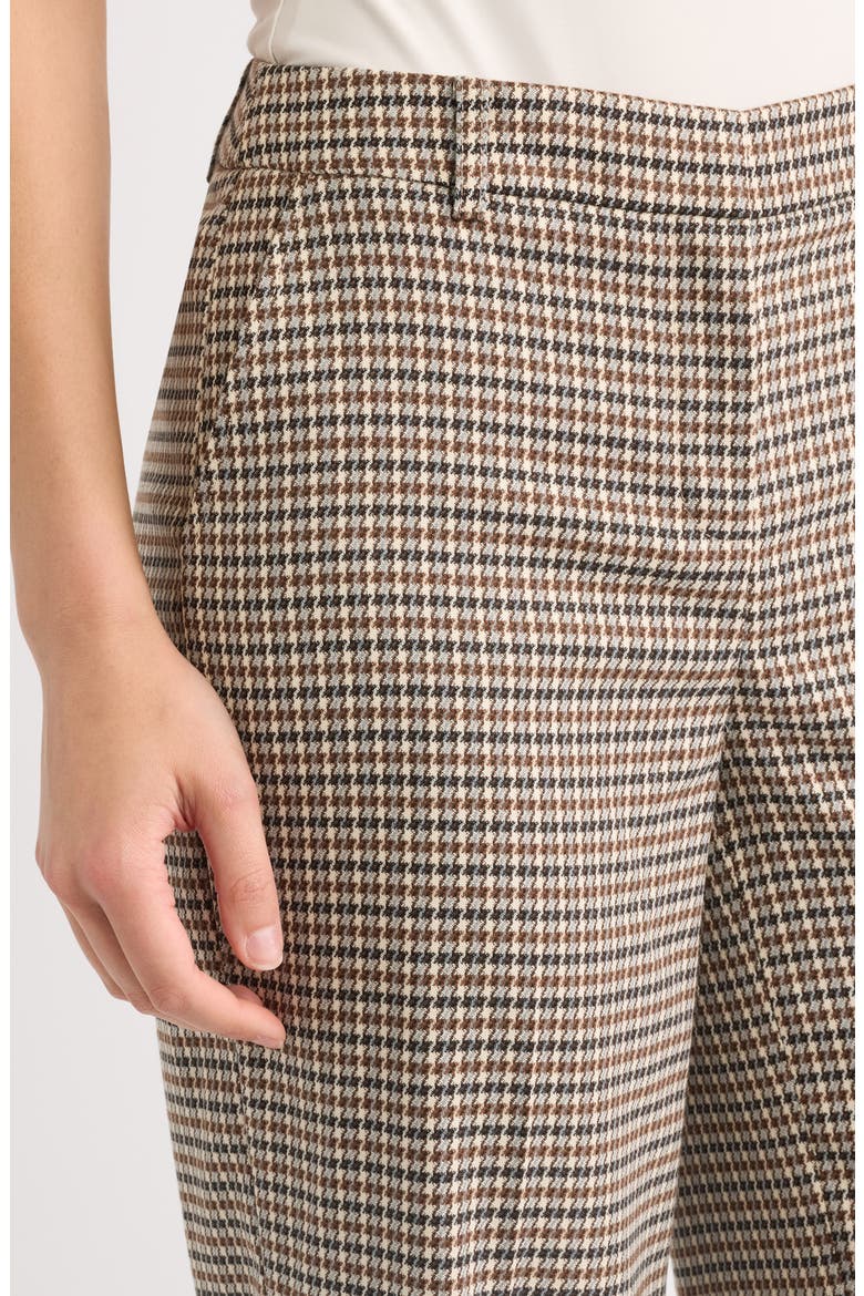 Plaid Cuff Pants, Alternate, color, ANNE BLACK MULTI