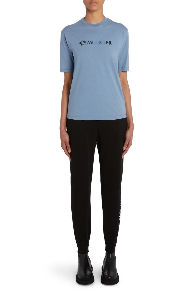 Moncler Logo Patch Graphic Joggers, Alternate, color, 