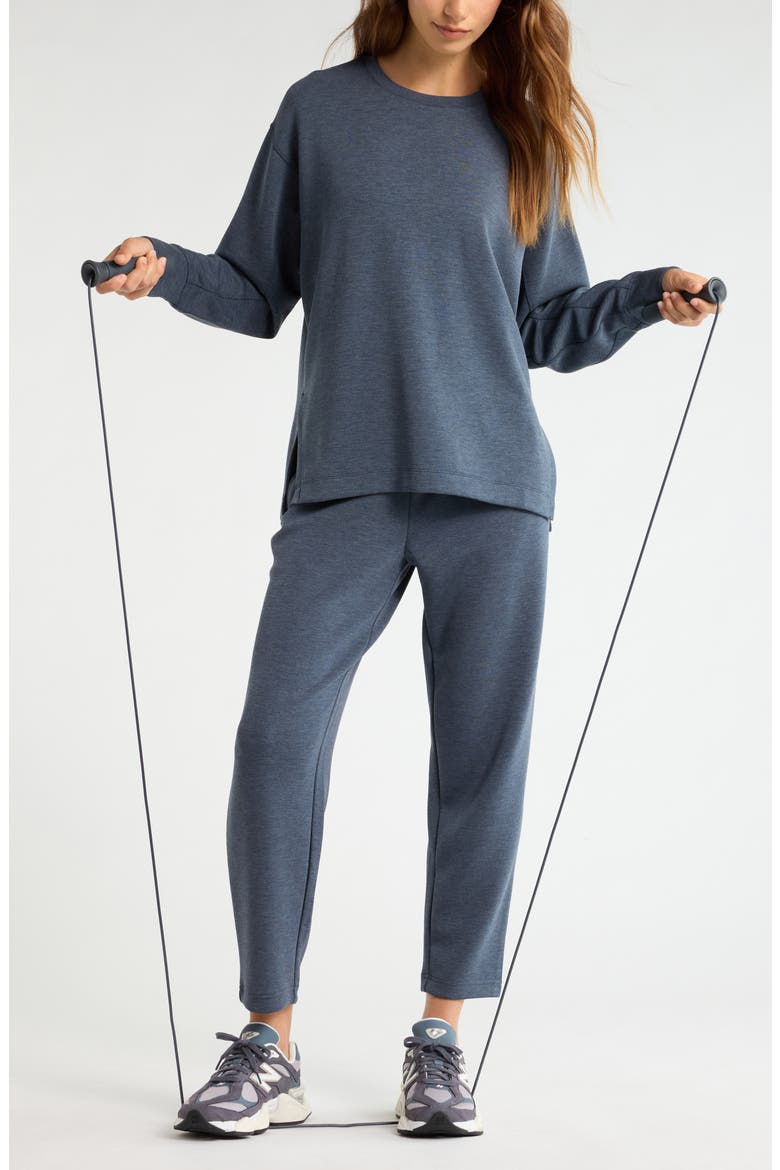 Soft Luxe Tunic, Alternate, color, NAVY ARMADA HEATHER