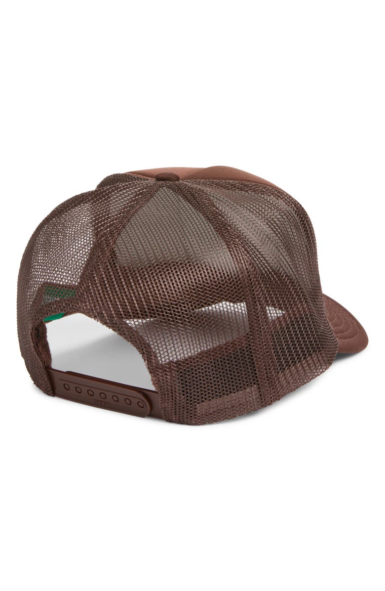 Friday Feelin’ Howdy Patch Trucker Hat, Alternate, color, Brown