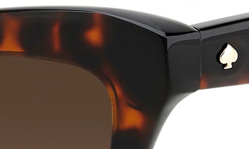 Kate Spade New York Amelie 54mm Gradient Cat Eye Sunglasses In Brown