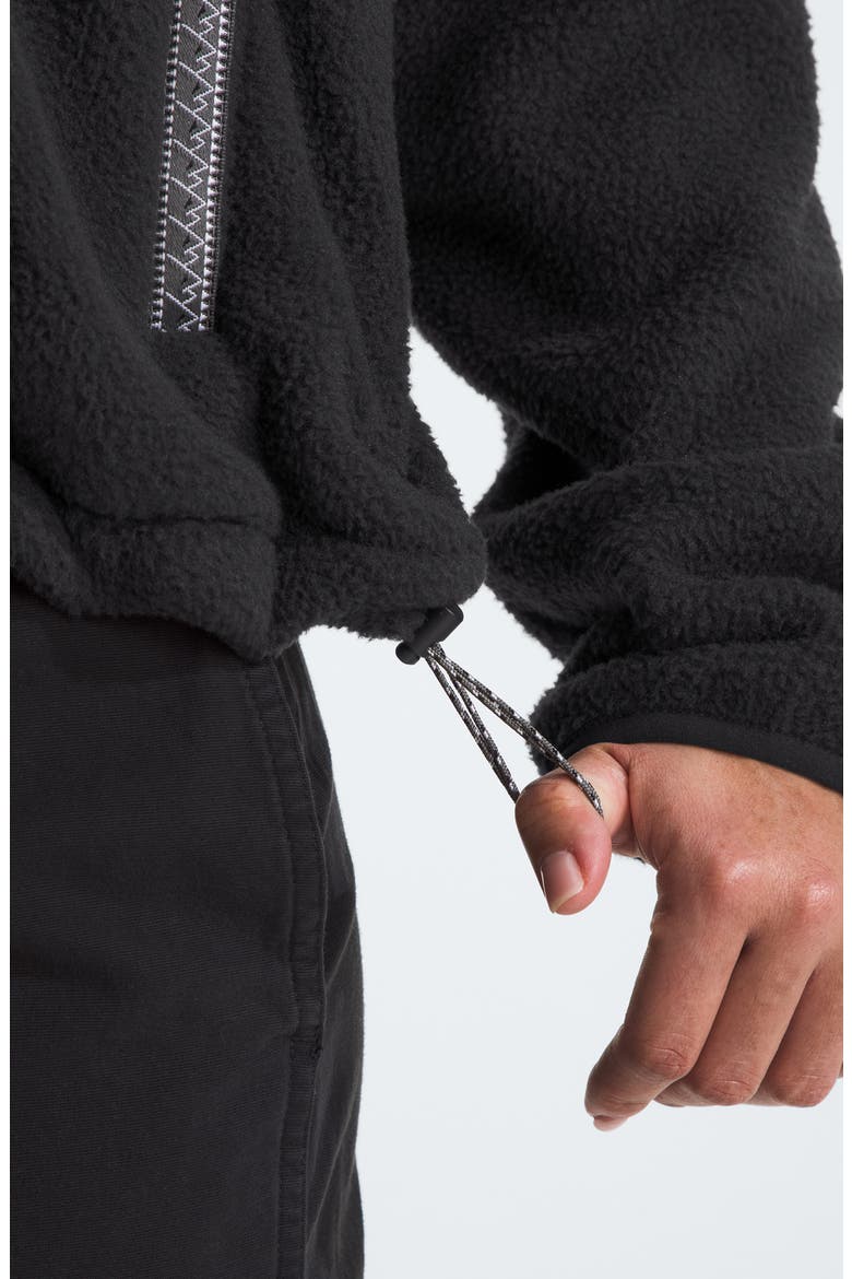 Fleeski High Pile Fleece Full Zip Jacket, Alternate, color, TNF BLACK