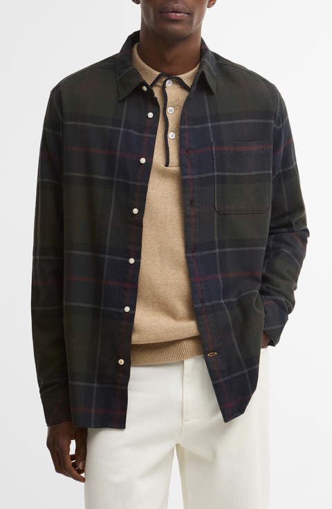 Bourne Relaxed Tartan Button Front Shirt