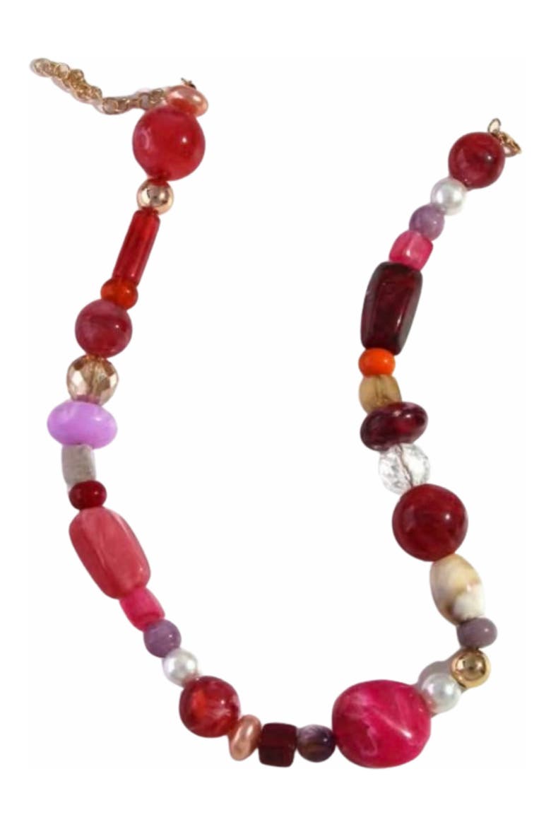 Orchard Necklace, Main, color, RED