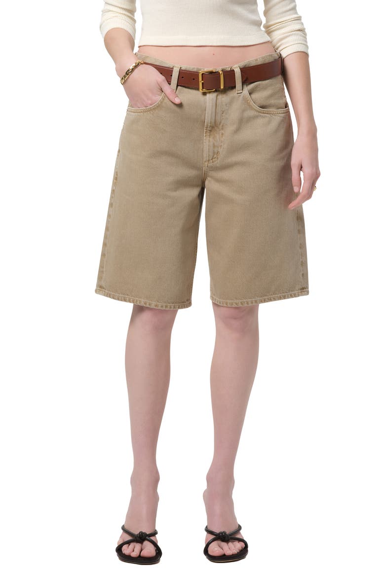 Court Denim Shorts, Main, color, CATALINA LIGHT BEIGE
