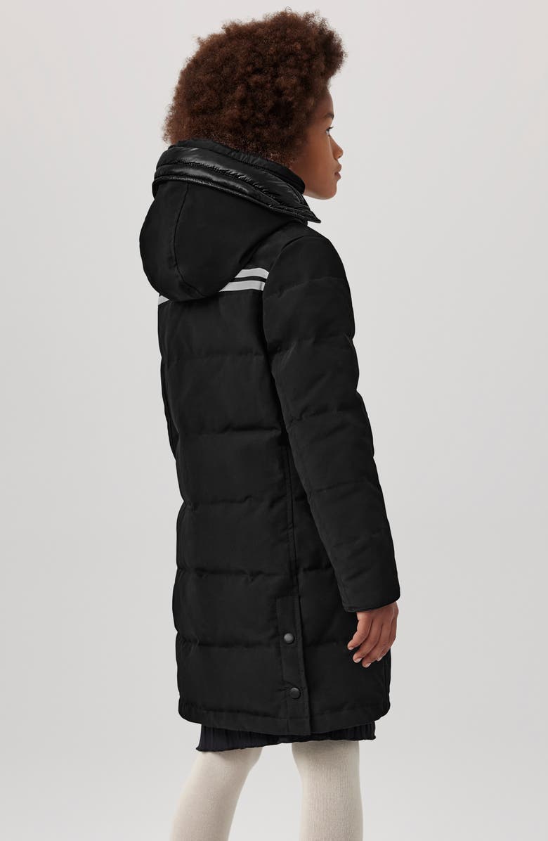 Canada Goose Kids' Juniper 625-Fill Power Down Water Repellent Parka, Alternate, color, Black - Noir