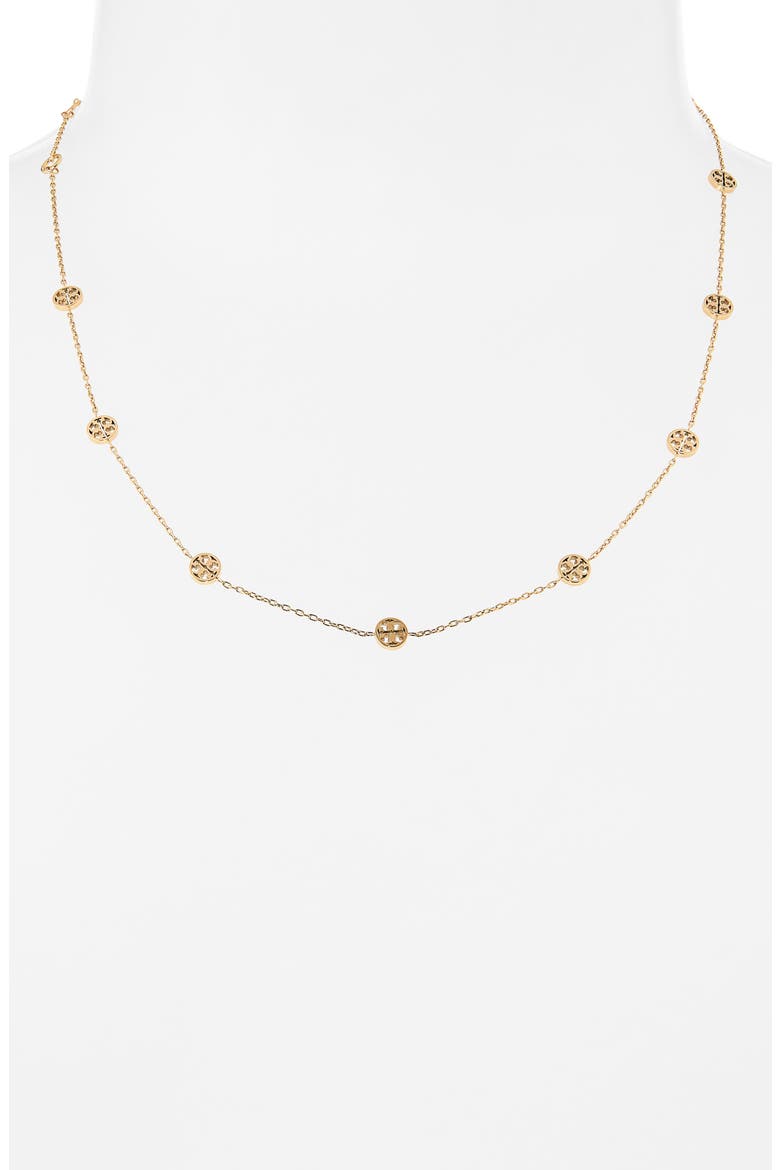 Icon Station Necklace, Alternate, color, TORY GOLD