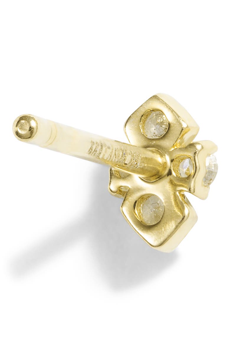 Diamond Quad Stud Earrings (Nordstrom Exclusive), Alternate, color, YELLOW GOLD