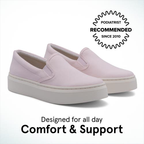 Abeo Jumpstreet Slip On In Pink Canvas - Regular