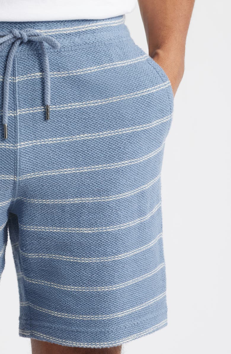 Faherty Whitewater Stripe Woven Organic Cotton Drawstring Shorts, Alternate, color, Seabrook Stripe
