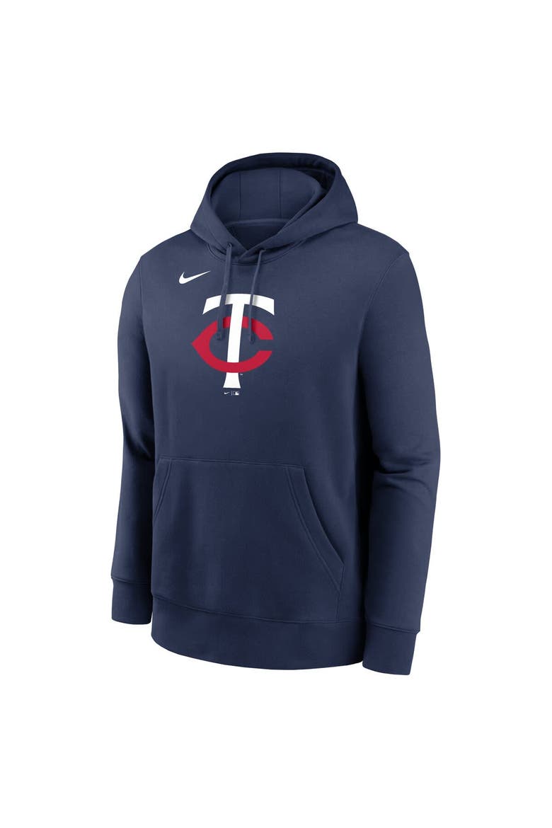 Men's Nike Navy Minnesota Twins Logo Club Fleece Pullover Hoodie, Alternate, color, Navy